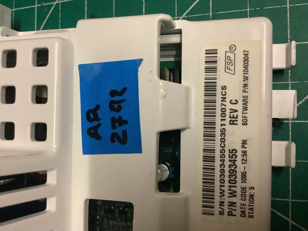 Whirlpool W10393455 Washer Control Board AZ200122 | AR2792