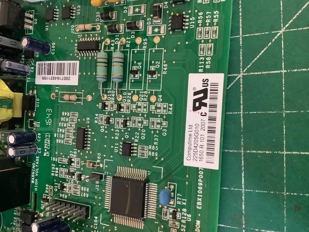 GE 225D4205G010 EBX1069P007 Refrigerator Control Board AZ203408 | NR329