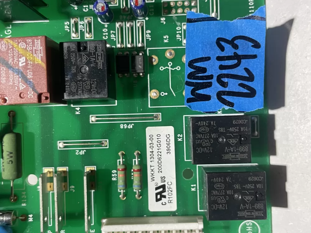 GE 200D6221G010 WR55X10552 Refrigerator Control Board AZ122513 | Wm2243