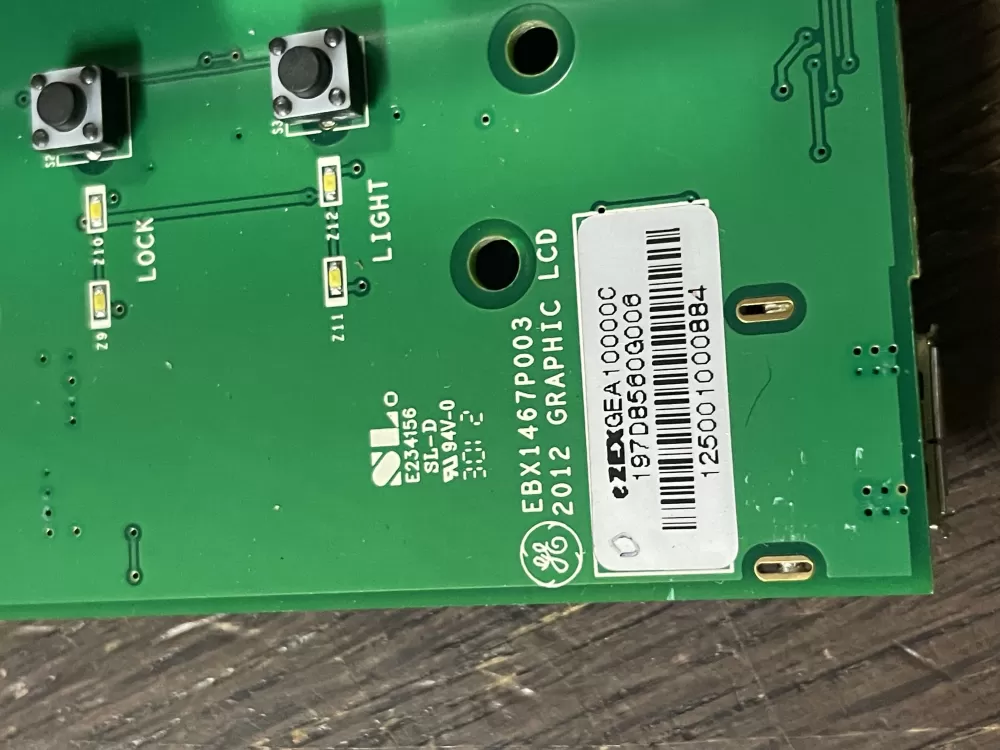 Whirlpool 197D8560G006  Control Board Graphic Card Lcd AZ51552 | Wm1907