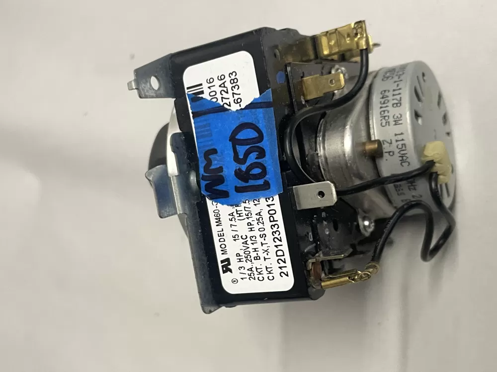GE 212D1233P013 WE4M365 Dryer Timer AZ221576 | Wm1850