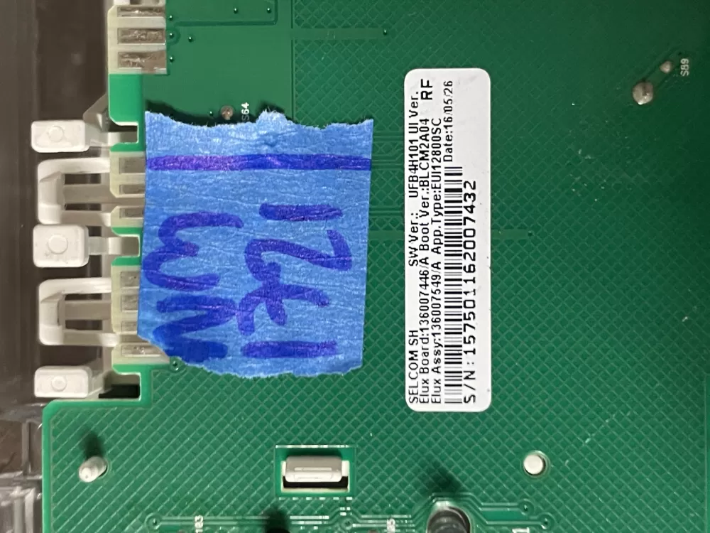  Electrolux Washer UI Display Control Board AZ41522 | Wm1721