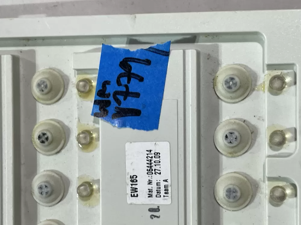Miele 6444213 W4842 Washer Control Board User Interface Panel AZ170650 | Wmv779