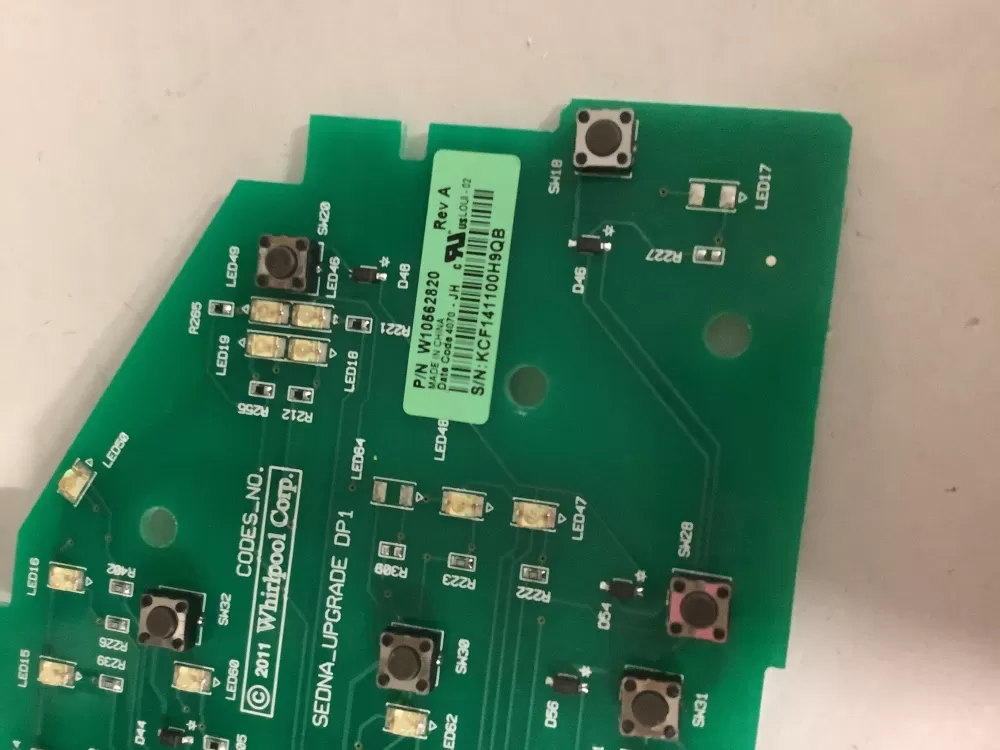 Whirlpool W10562820 Washer Control Board AZ208423 | ZC1056