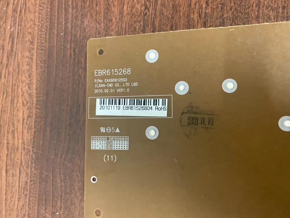 LG Kenmore EBR61526804 Refrigerator Control Board Dispenser AZ47418 | BK582