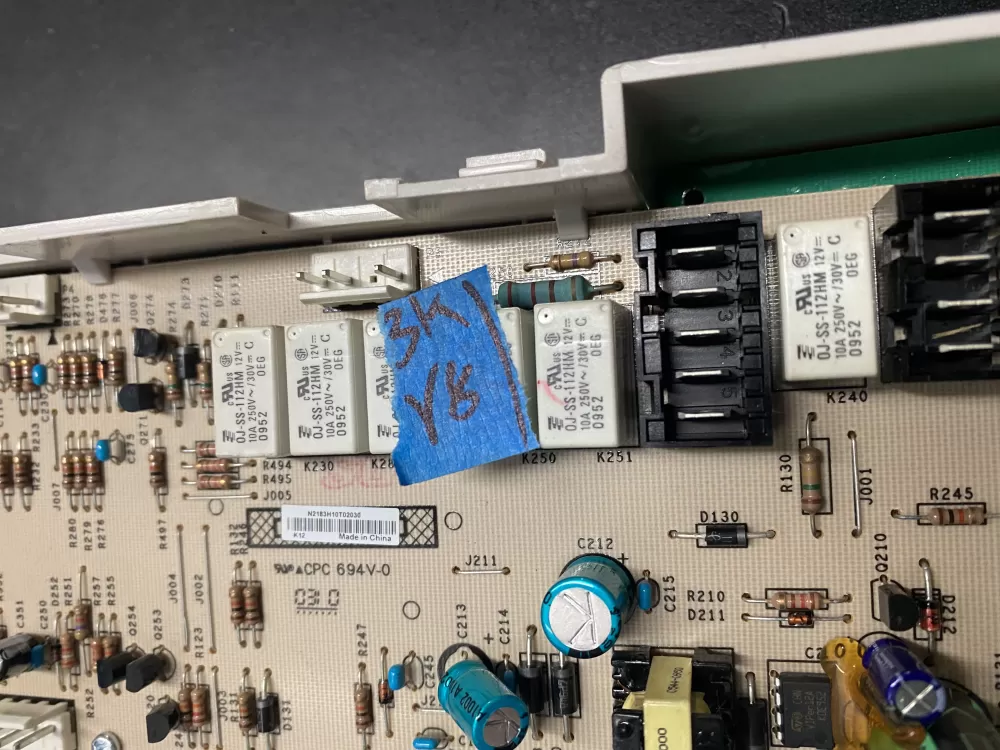 GE WH12X10355 00N21830102 WMCK0501000000 Washer Control Board AZ19032 | BKV8