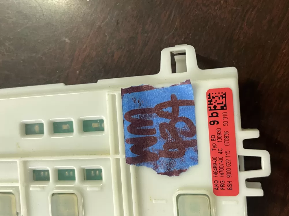 Bosch 746489 00 Dishwasher Control Board AZ37425 | Wm434