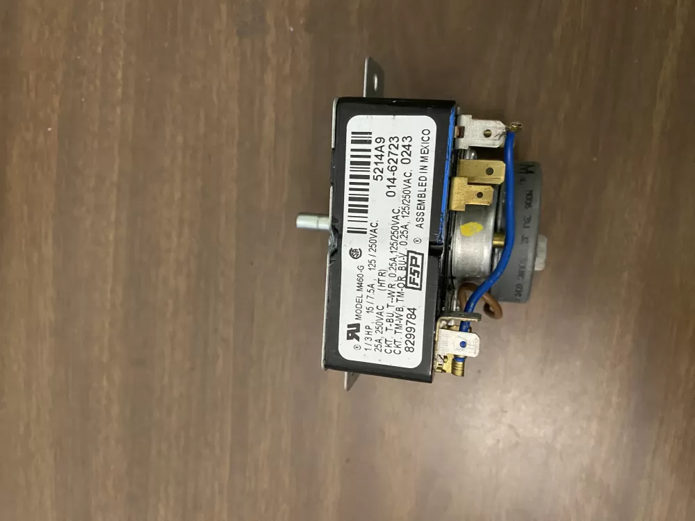 Whirlpool  Kenmore WP8299784  AP6012590  8299784  909733  014-62723  PS11745800 Dryer Timer