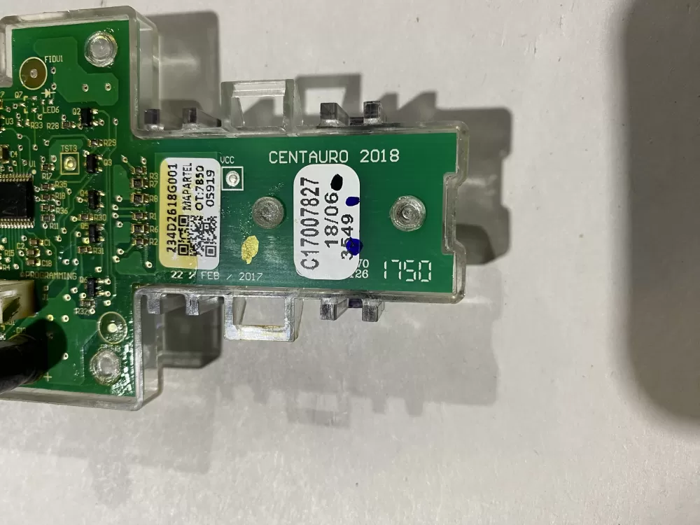 GE 234D2618G001 WE04X27284 Dryer Control Board AZ141061 | BK2295