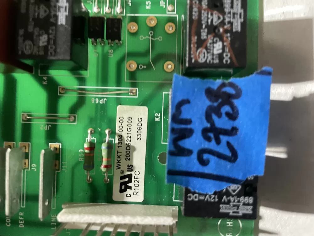 GE 200D6221G009 EBX1110P003 Refrigerator Control Board AZ201745 | Wm2738