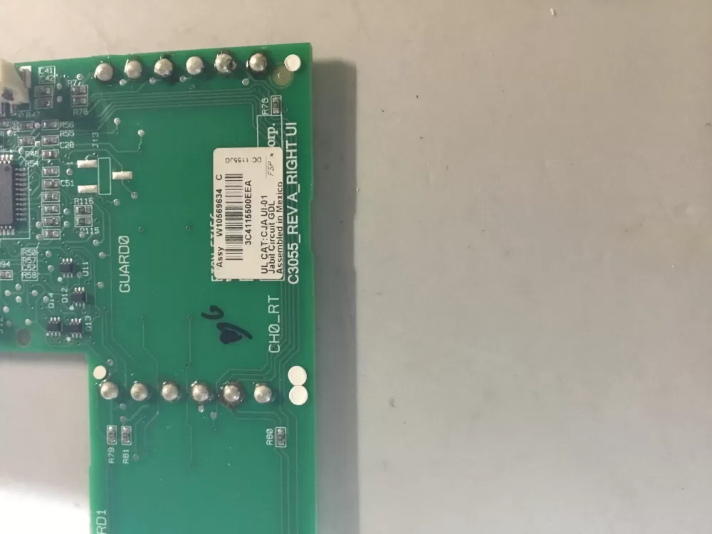 Whirlpool W10569634 Microwave Control Board AZ113239 | BG188