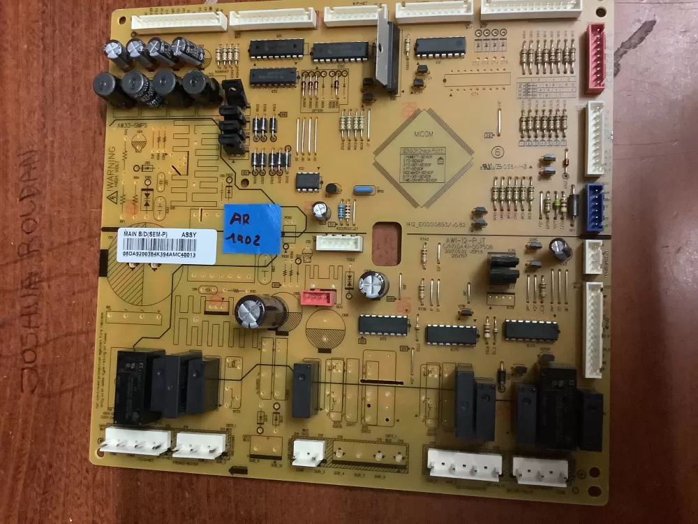 Samsung DA92 00384K Refrigerator Control Board Electronic AZ195727 | AR1902