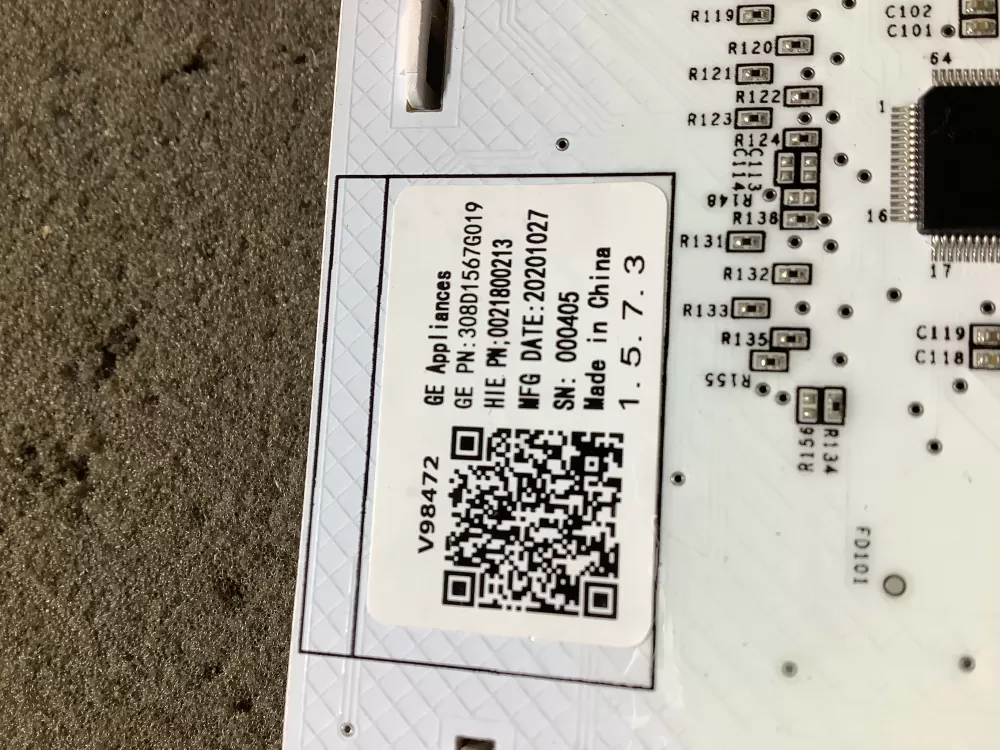GE 308D1567G004 WH22X34919 Washer Control Board Panel AZ120257 | NR2213