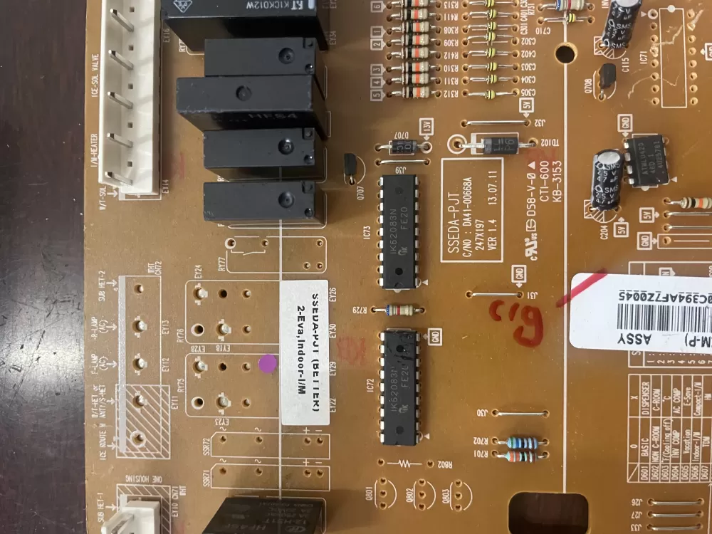 Samsung DA41-00670C DA41-00668A Refrigerator Control Board AZ41976 | KM1734