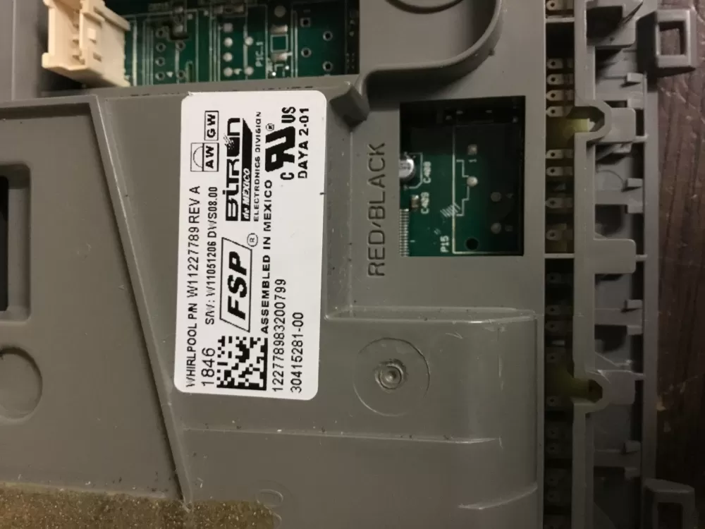 Whirlpool W10904715 W11087206 W11170178 Dishwasher Control Board AZ11236 | NR532