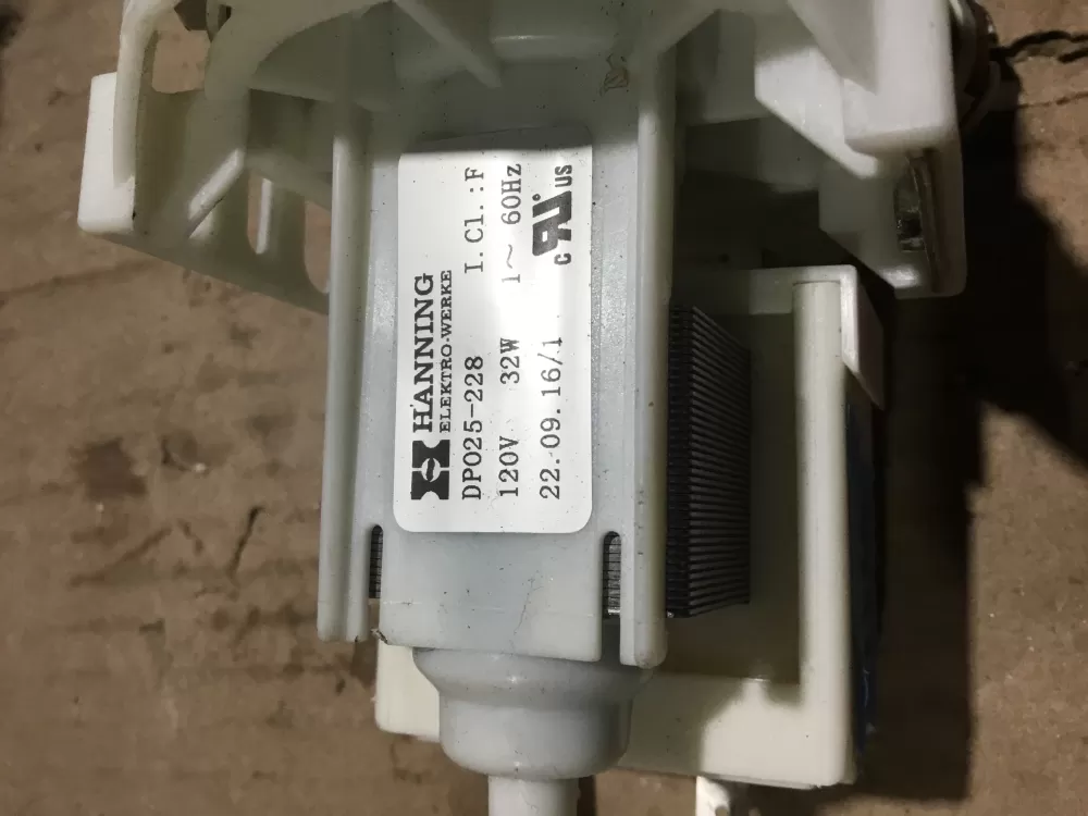 GE DP025 228 Dishwasher Drain Pump AZ96441 | Sl156