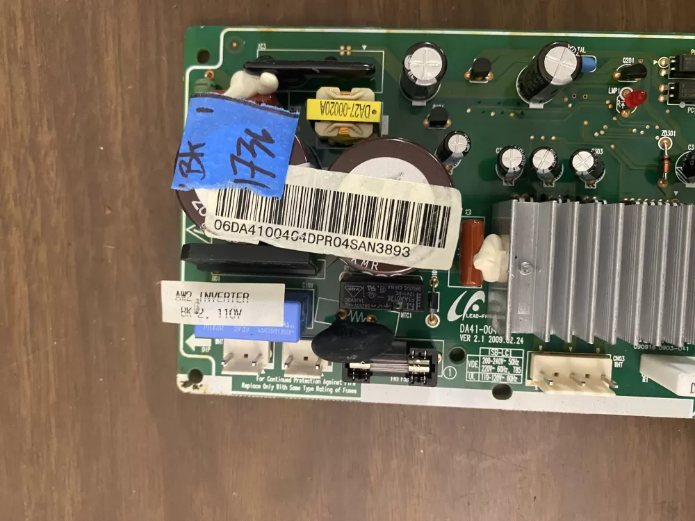 Samsung DA41-00614F DA41-00411A Refrigerator Control Board AZ87646 | BK1736