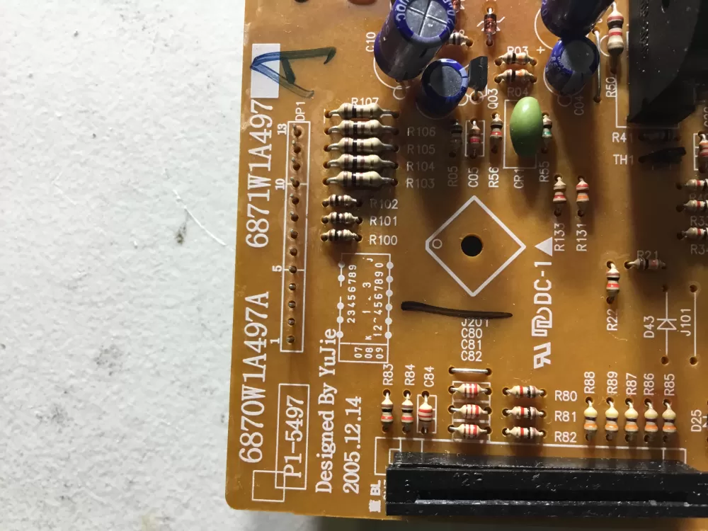 LG 6871W1A497A 6870W1A497A ACM49437018 Microwave Control Board AZ47086 | NR571