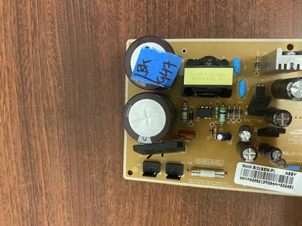 Samsung DA92-00215R Refrigerator Inverter Control Board AZ47301 | BK947