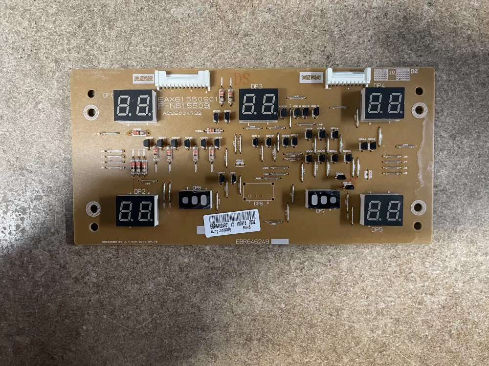 LG EBR64624901 Range Control Board