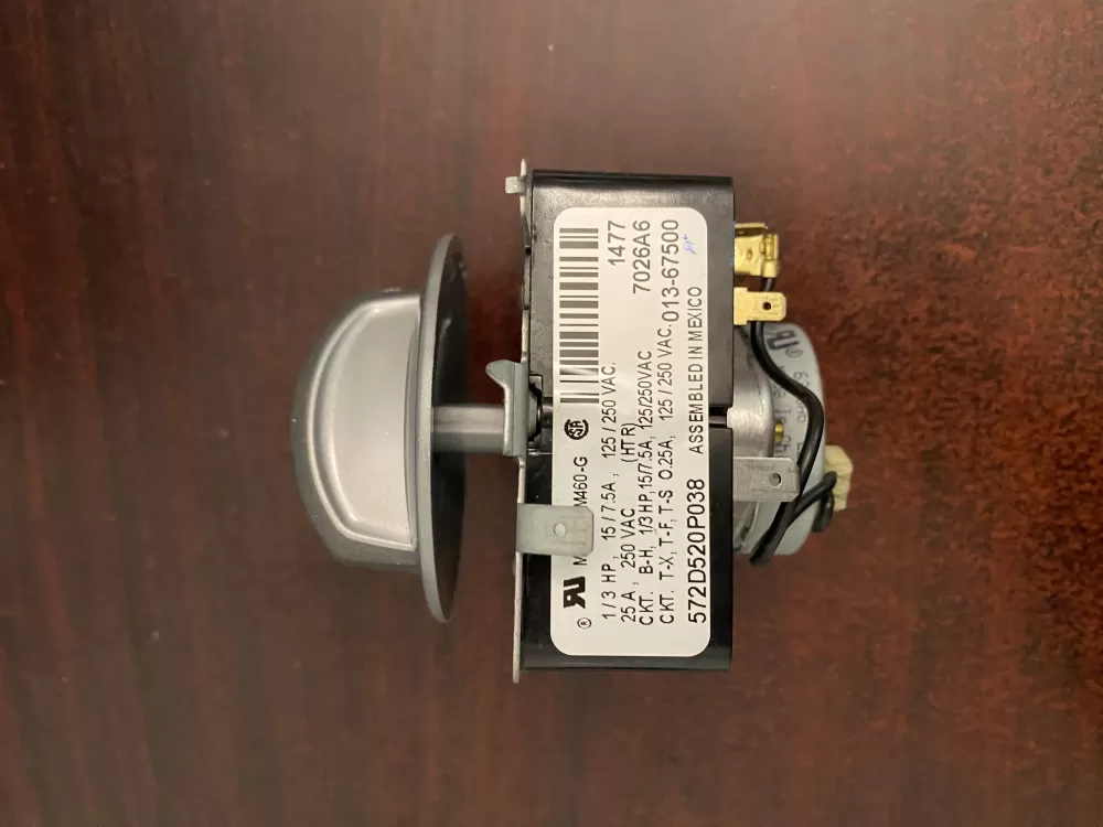 GE 572D520P038 Dryer General Electric Timer AZ94492 | BK482