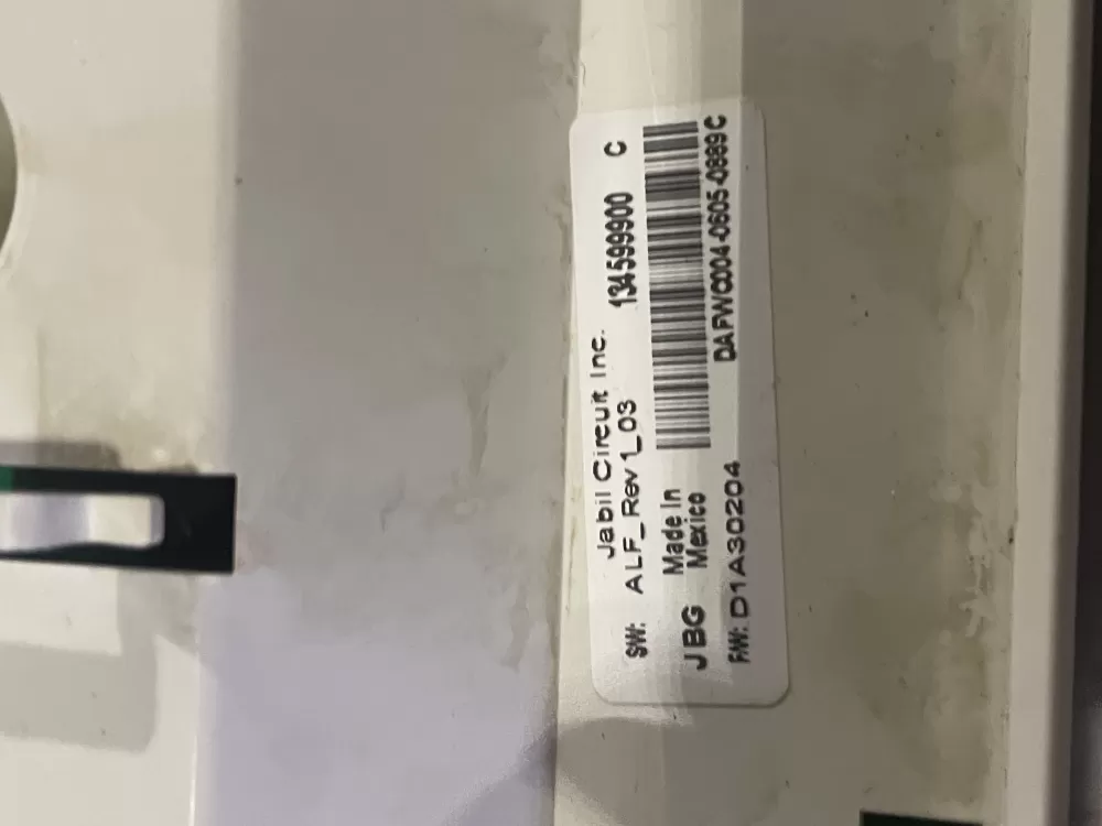 Frigidaire 134599900 Dryer User Interface Control Board AZ25014 | wmv287