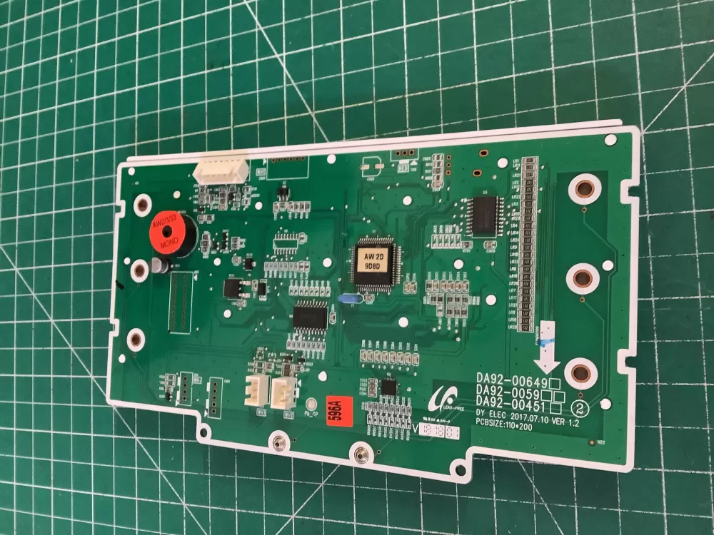 Samsung DA92 00649A Refrigerator Control Board Dispenser AZ185438 | NR2720