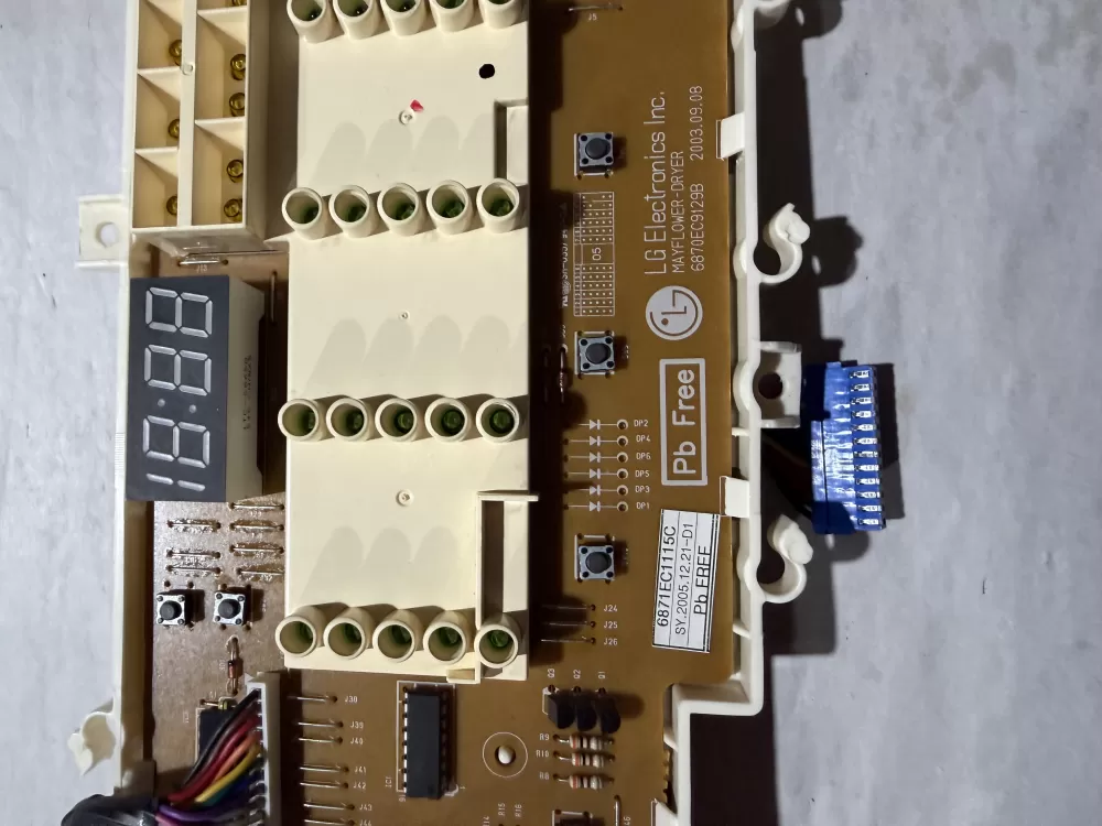 LG 6870EC9129B 6871EC1115C Dryer Control Board AZ210153 | KMV922