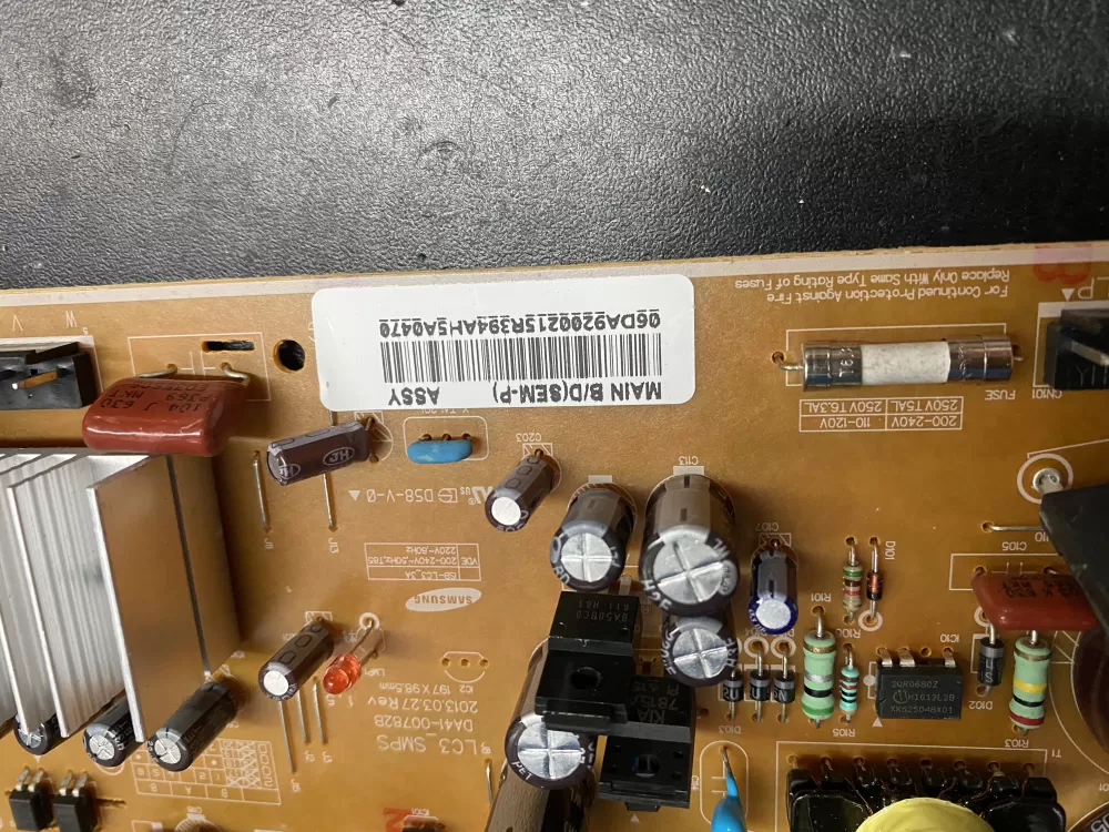 Samsung DA92-00215R Refrigerator Inverter Control Board AZ19724 | BK968