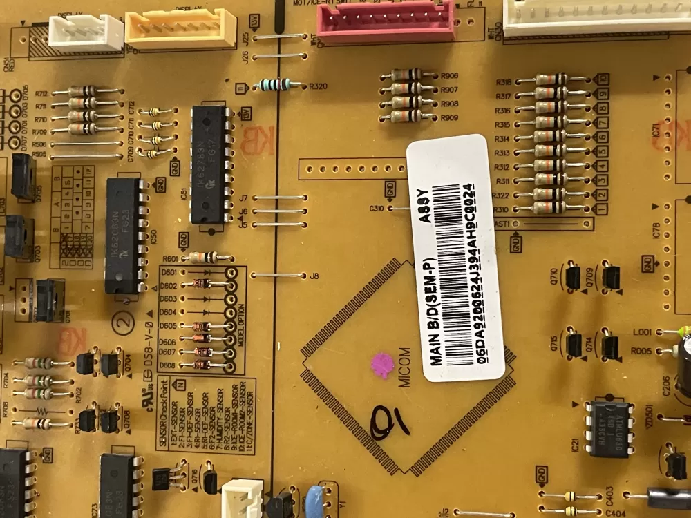 Samsung Refrigerator DA92-00625J Main Board AZ142031 | KM2390