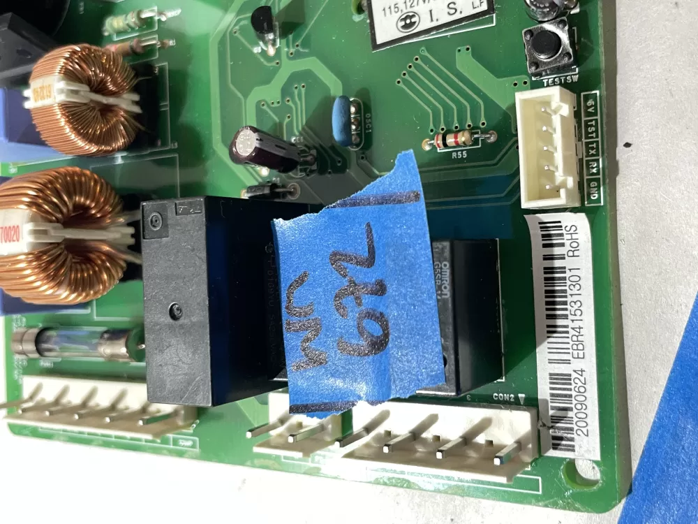 LG EBR41531301 PS12725024 Refrigerator Control Board AZ205439 | Wm672
