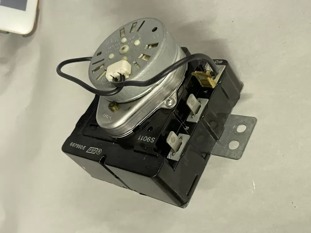 Whirlpool 687950E WP348320 AP6008625 348320 296803 298659 298673 298688 299918 341298 341299 686644 687950 690079 DE504 K34-915 PS11741765 Dryer Timer