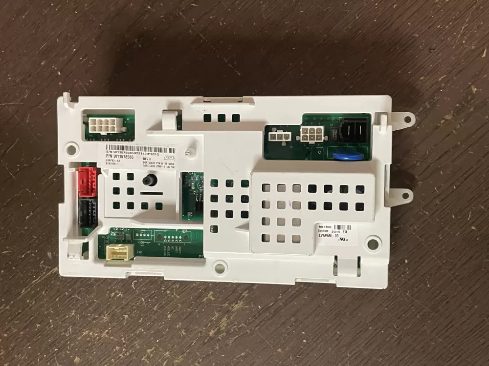 Whirlpool  KitchenAid  Roper  Estate W11578565 W11603810 PS16744838 Washer Control Board