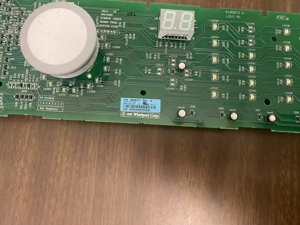 Kenmore WP8564373 Washer Control Board AZ89629 | BK1355