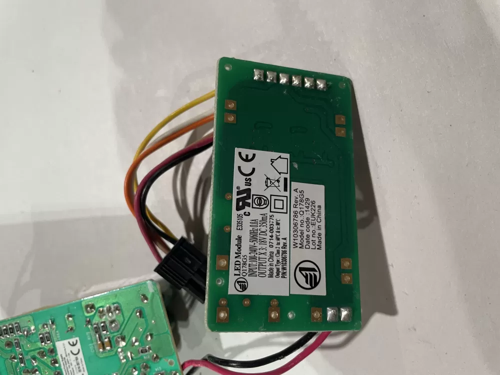 Whirlpool W10306786 Refrigerator LED Inverter Board Box AZ173523 | KM478