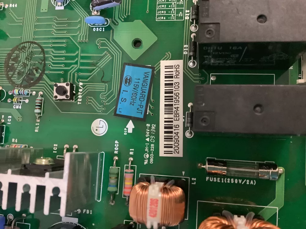 LG Kenmore EBR41956103 Refrigerator Control Board AZ191498 | NR1416