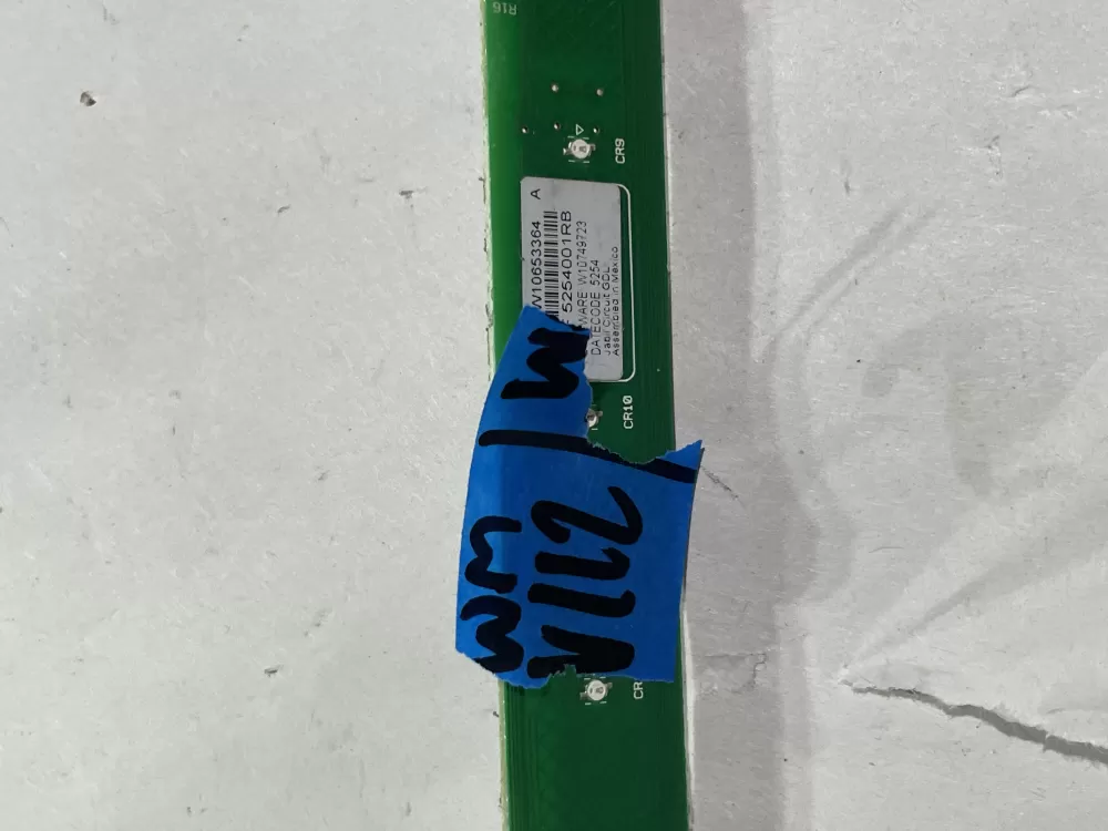 Whirlpool KitchenAid W10653364 Dishwasher Control Board User AZ167051 | Wmv112