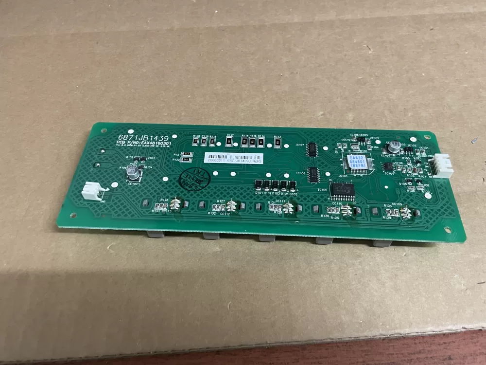 LG  Kenmore 6871JB1439B Refrigerator Control Board Dispenser