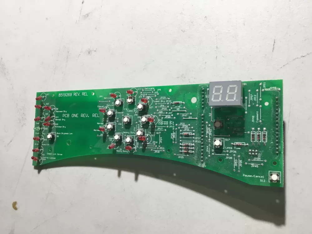 Whirlpool Kenmore WP8529879 8519269 Dryer Control Board AZ38092 | NR2