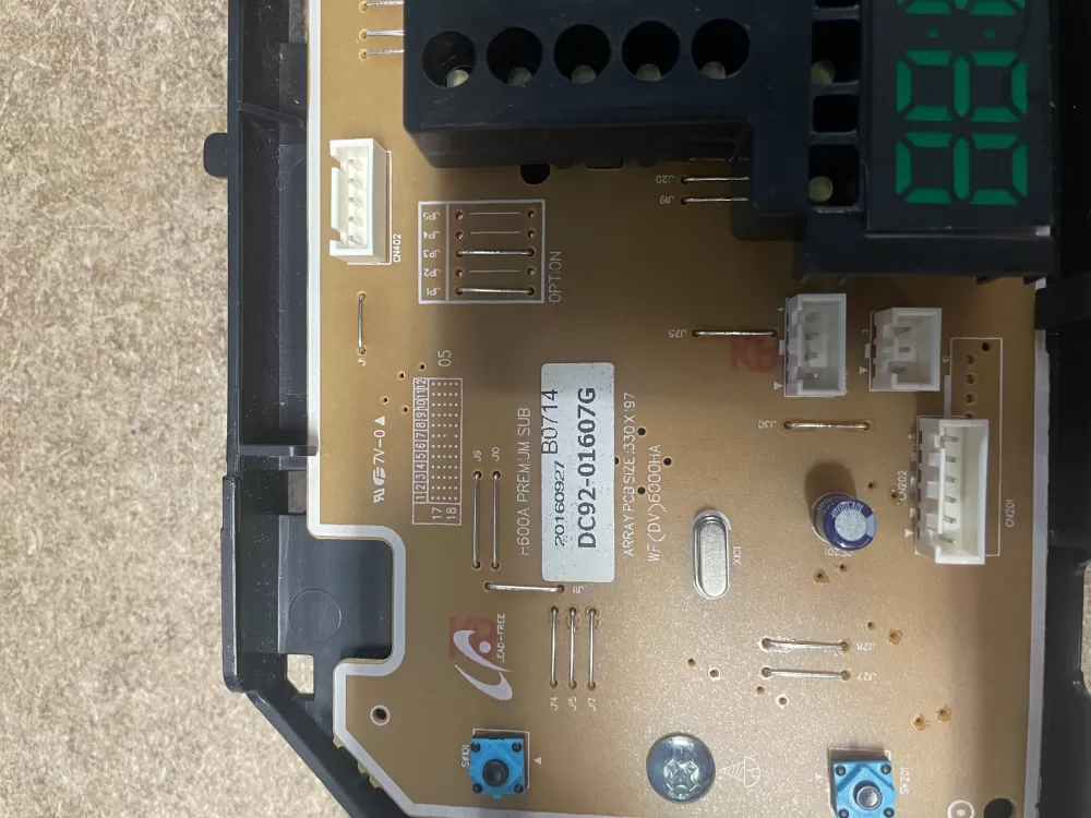 Samsung AP5916790 DC92-01607G PS9605959 Dryer Control AZ20921 | KMV260