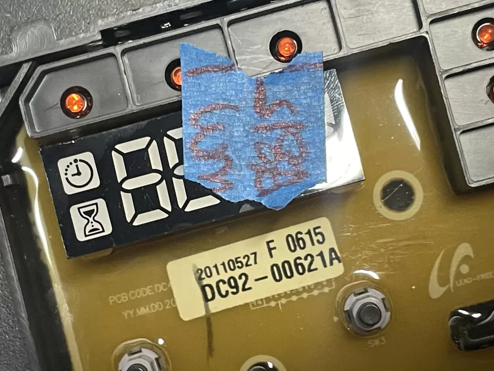Samsung DC92 00619A Washer Control Board AZ20775 | WMV175