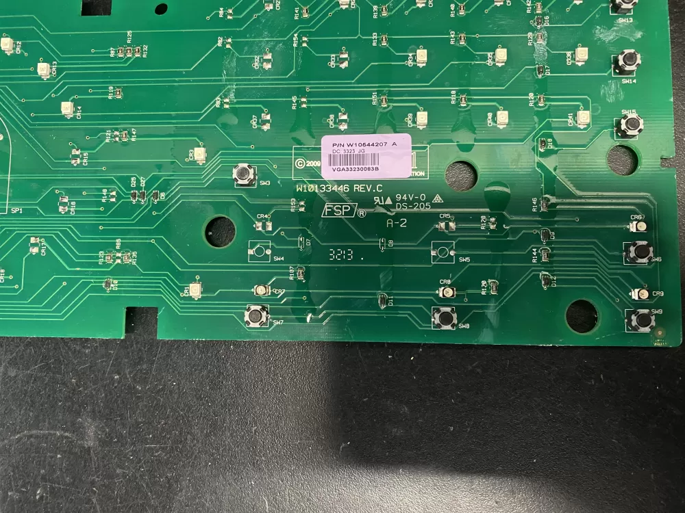 Whirlpool W10544207 Washer Board Control AZ9066 | BK1070