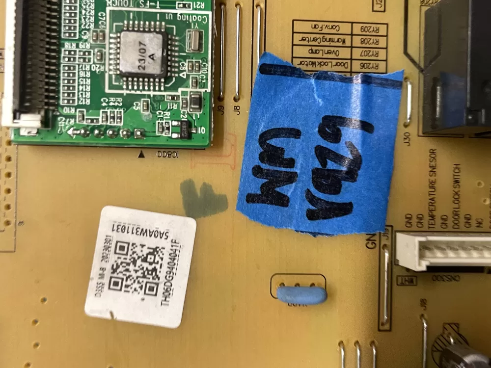Samsung DG94 04041F Range Oven Control Board AZ210413 | Wmv929