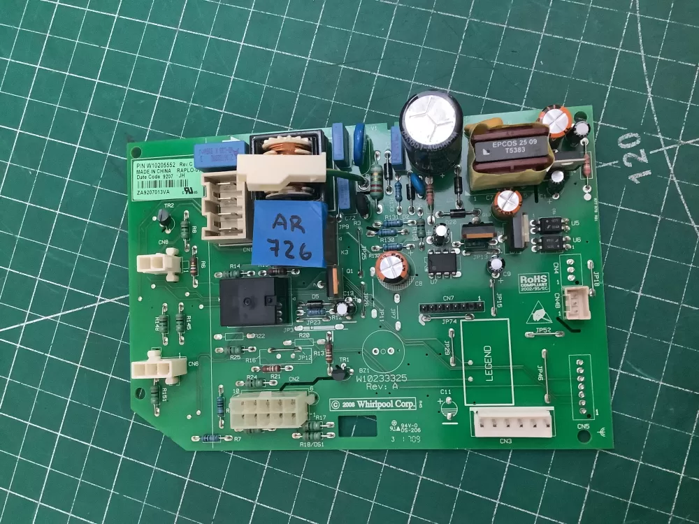 Whirlpool Kenmore W10205552 Refrigerator Control Board AZ218574 | AR726