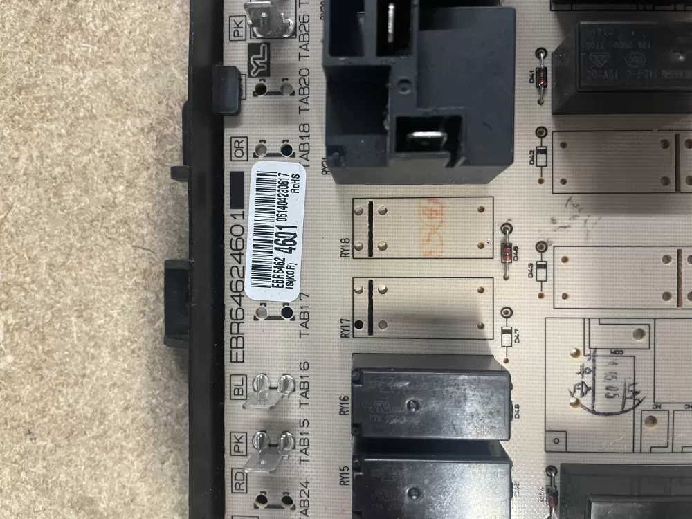 LG EBR64624501 EBR64624601 Range Control Board Relay Power AZ24113 | KM713