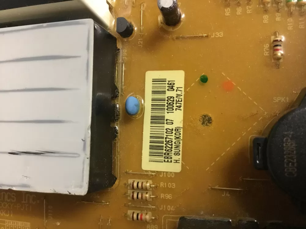 LG EBR62267105 EBR62267102 EAX60993601 Washer Control Board AZ17685 | NR191