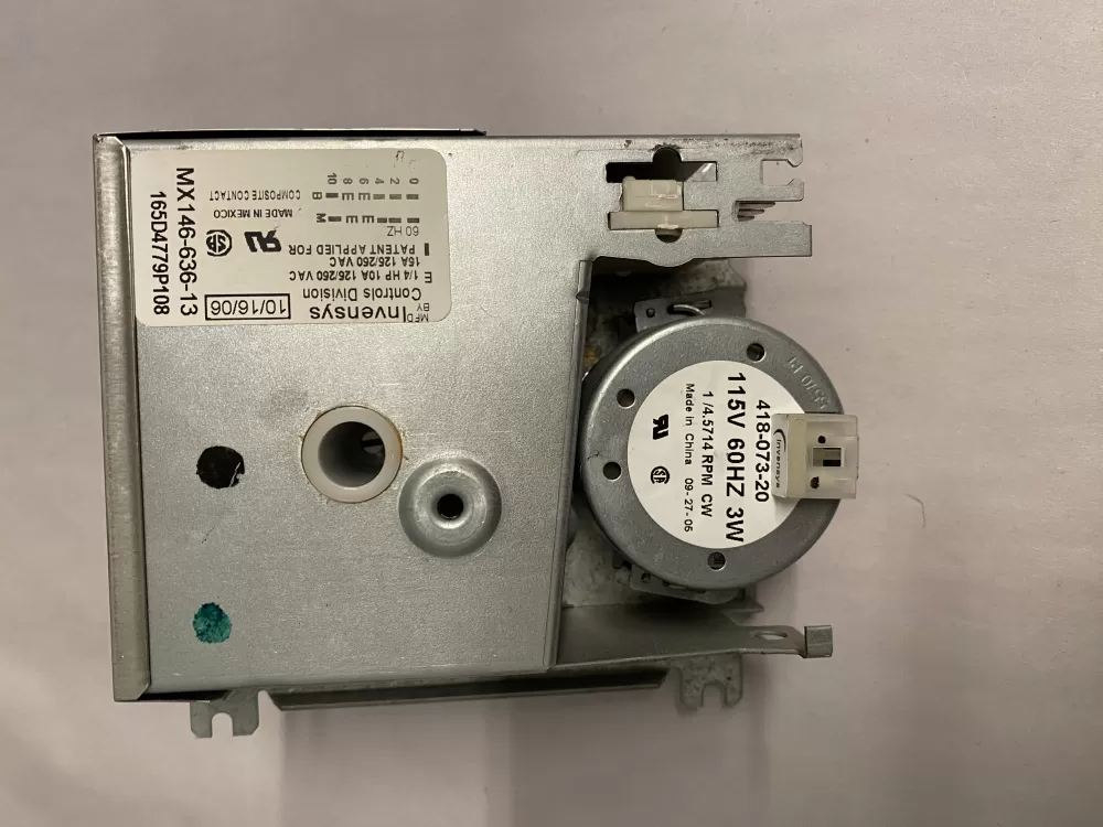 165D4779P108 GE Dishwasher Timer
