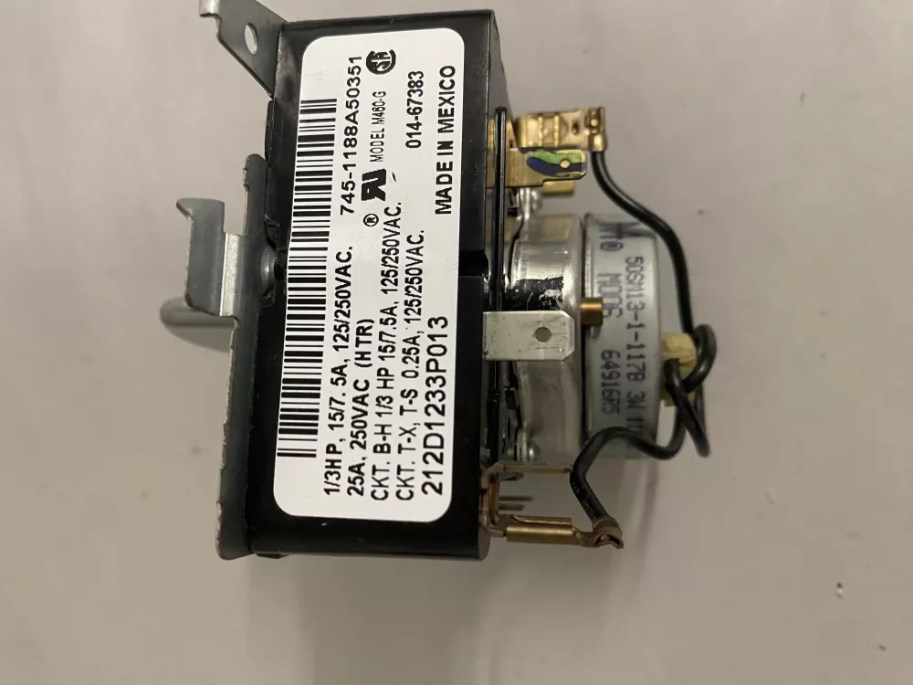 GE 212D1233P013 WE4M365 Dryer Timer