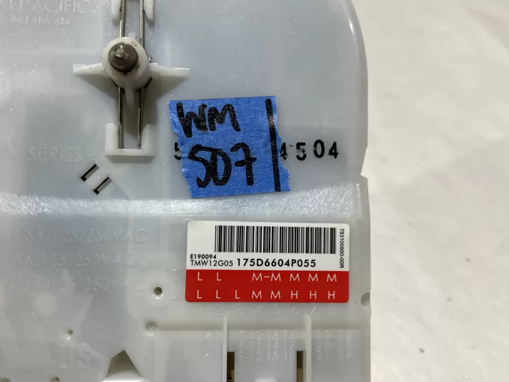 GE 175D6604P055 WH45X22698 Washer Timer AZ112279 | Wm507