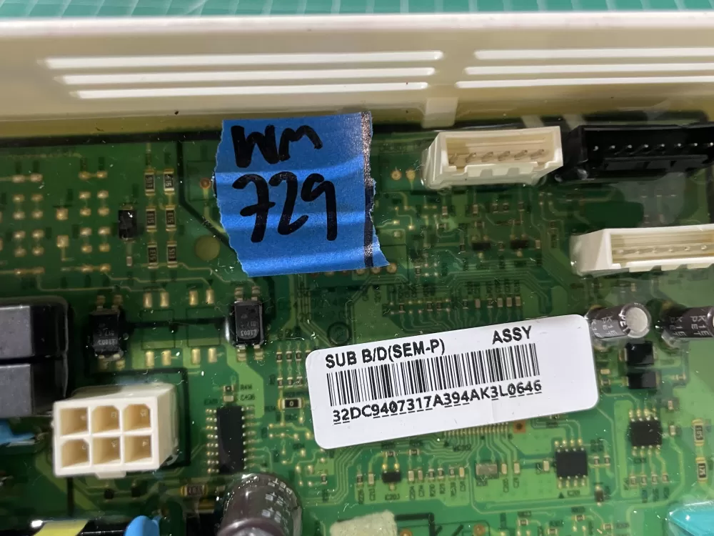 Samsung DC94 07317A Dc94 07332a Dryer Control Board AZ189755 | Wm729